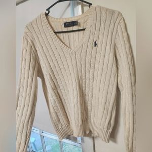 Polo sweater V neck M size